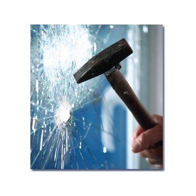Broken Glass Security Film