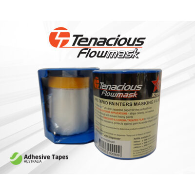 Tenacious FlowMask Pre-Taped Drop Sheet with Dispenser