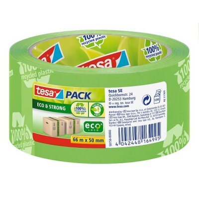 tesapack® Eco & Strong Environmentally Friendly Packaging Tape